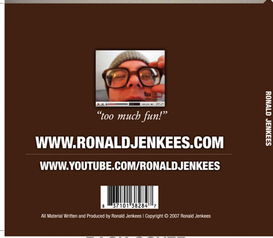 Back Cover of Ronald Jenkees CD