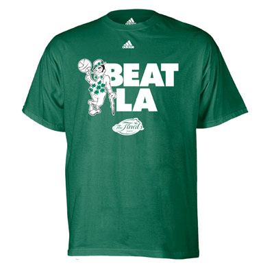 Celtics Beat LA Green T-shirt