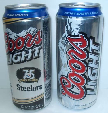 Picture of an actual Coors Light can